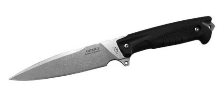 Нож Антей 3, AUS-8, черная рукоять, НОКС