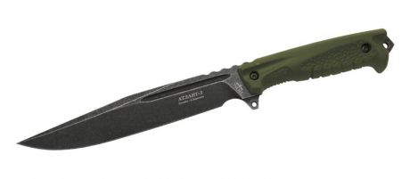 Нож Атлант 3, сталь AUS-8, зеленая рукоять, Нокс