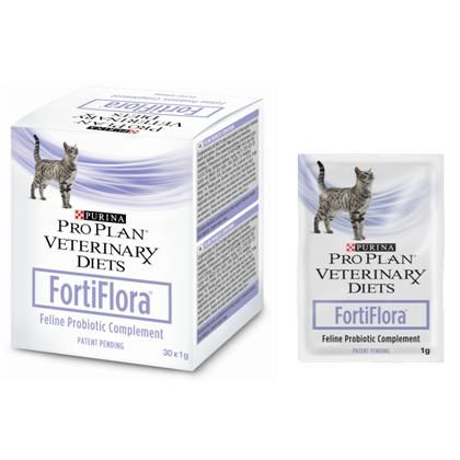 Пробиотик Purina FortiFlora Cat для нормализации микрофлоры ЖКТ для кошек 30шт по 1г