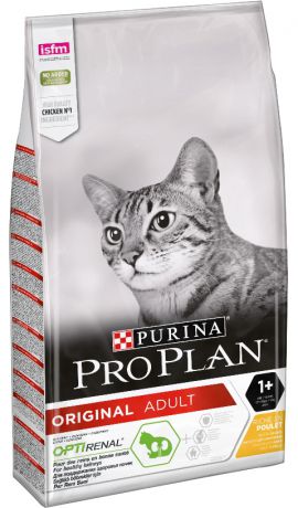 Purina Pro Plan Original Adult сухой корм с курицей для взрослых кошек от 1 года