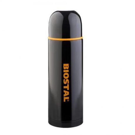 Термос Biostal Спорт NBP-1000С, 1,0 л черный, узкое горло