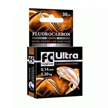 Леска Aqua FC Ultra Fluorocarbon Coated 0,14mm 30m