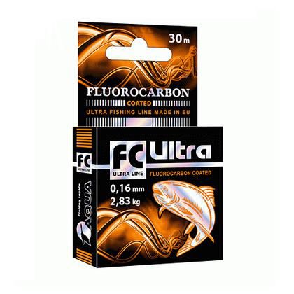 Леска Aqua FC Ultra Fluorocarbon Coated 0,16mm 30m