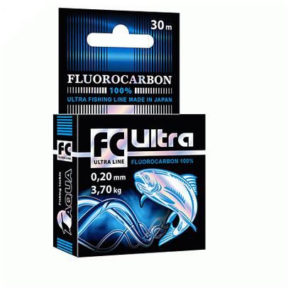 Леска Aqua FC Ultra Fluorocarbon 100% 0,20mm 30m