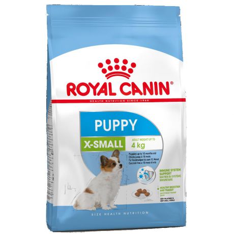 Royal Canin X-Small Puppy сухой корм для щенков собак миниатюрных размеров c 2 до 10 месяцев