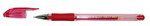 Ручка гелевая Crown/Кроун HJR-500R 0,7мм с резиновым упором красная 0122986