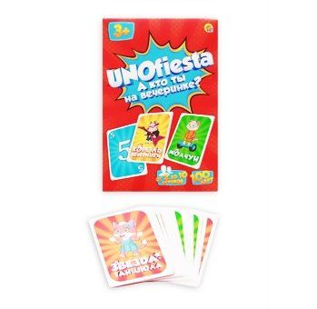 Настольная карточная игра Унофиеста (UNOfiesta) ИН-6336