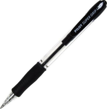 Шариковая ручка PILOT SuperGrip 0,7 мм черная BPGP-10R-F-B