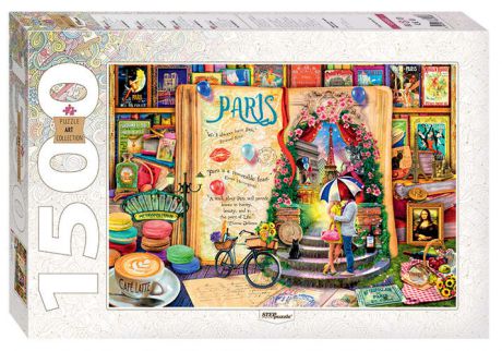Пазл Step puzzle/Степ Пазл Париж. Жизнь — открытая книга 1500эл. 85x58см 83060