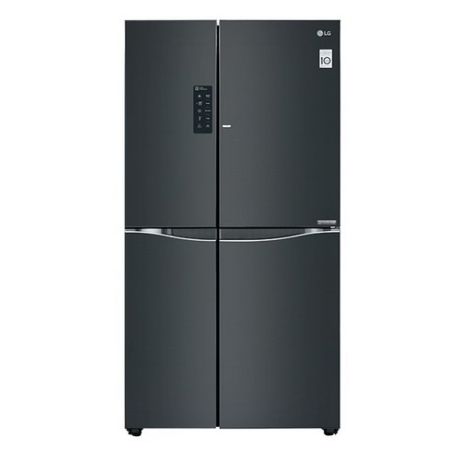 Холодильник LG GC-M257UGBM, двухкамерный, черное стекло