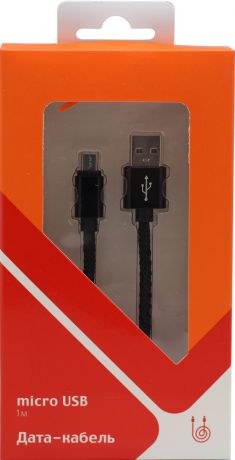 Дата-кабель СТМ USB - micro USB 2.0 SPT Black