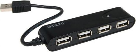 USB-Hub Ginzzu GR-424UB Black