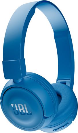 Беспроводные наушники с микрофоном JBL Bluetooth T450BT накладные Blue