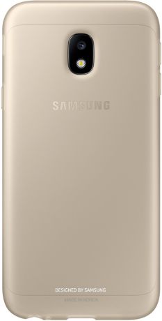 Клип-кейс Samsung Jelly Cover Galaxy J3 2017 Gold (EF-AJ330TFEGRU)