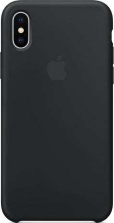 Клип-кейс Apple iPhone X силиконовый Black