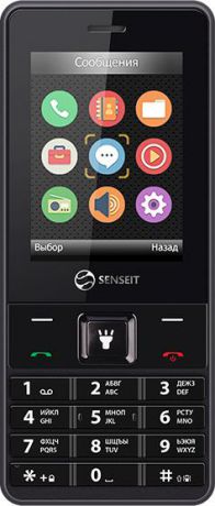 Мобильный телефон Senseit L208 Dual sim Black