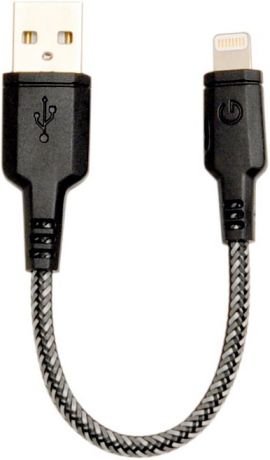 Дата-кабель Energea Nylotough Lightning-USB MFI 0,16м Black