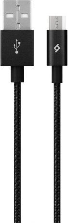 Дата-кабель Ttec USB-microUSB 1,2м премиум Black