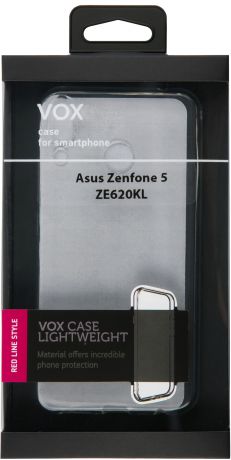 Клип-кейс Vox для Asus ZE620KL ZF5 прозрачный