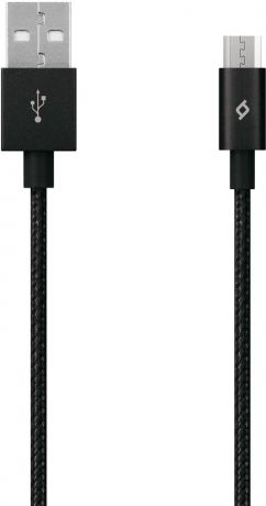 Дата-кабель Ttec USB-microUSB 1,2м Black