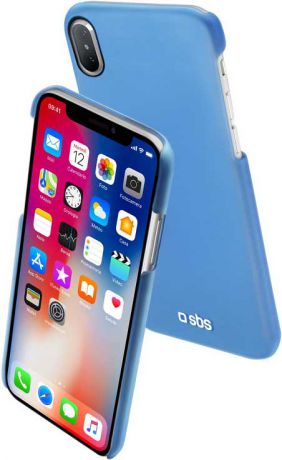 Клип-кейс SBS Apple iPhone X тонкий пластик Blue