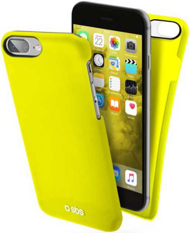 Клип-кейс SBS Apple iPhone 8 Plus тонкий пластик Yellow