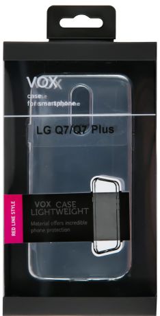 Клип-кейс Vox для LG Q7/Q7 Plus прозрачный