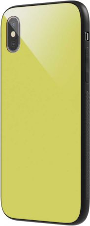 Клип-кейс Vipe Glass Apple iPhone X прямоугольный Yellow