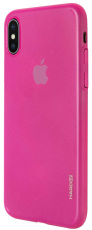 Клип-кейс Hardiz для Apple iPhone XS тонкий пластик Pink
