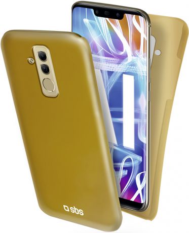 Клип-кейс SBS Huawei Mate 20 lite пластик Gold