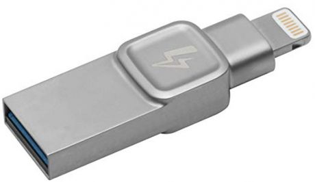 USB Flash Kingston DataTraveler Duo Bolt 64Gb Lightning 8-pin USB 3.0 алюминий silver
