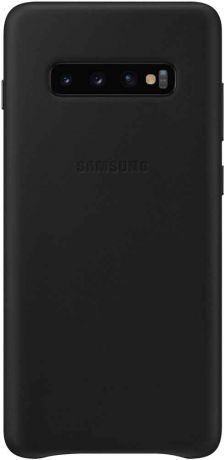 Клип-кейс Samsung Galaxy S10 Plus EF-VG975L кожа Black