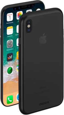 Клип-кейс Deppa Gel Plus iPhone X Black