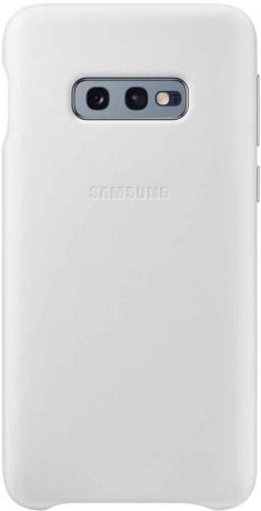 Клип-кейс Samsung Galaxy S10e EF-VG970L кожа White