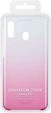 Клип-кейс Samsung Galaxy A30 градиент Pink EF-AA305CPEGRU