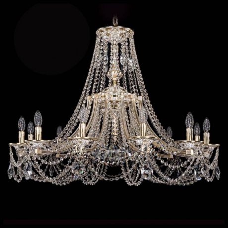 Люстра Bohemia Ivele Crystal 1771 1771/12/340/C/GW