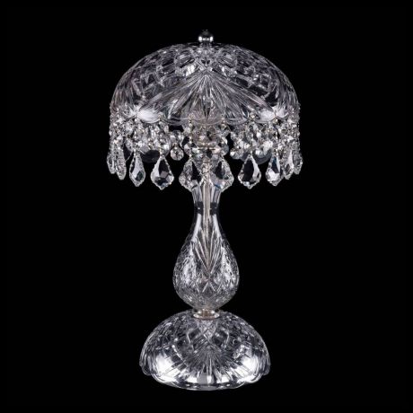 Настольная лампа Bohemia Ivele Crystal 5011 5011/22-42/NI/LEAFS