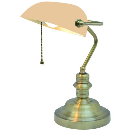настольная лампа для кабинета Arte Lamp Banker A2493LT-1AB
