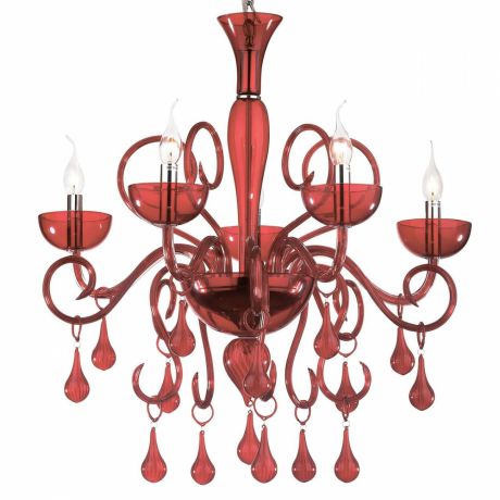 Люстра Ideal Lux Lilly Rosso LILLY SP5 ROSSO