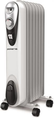 Масляный радиатор Polaris CR C 0715 1500 Вт белый чёрный