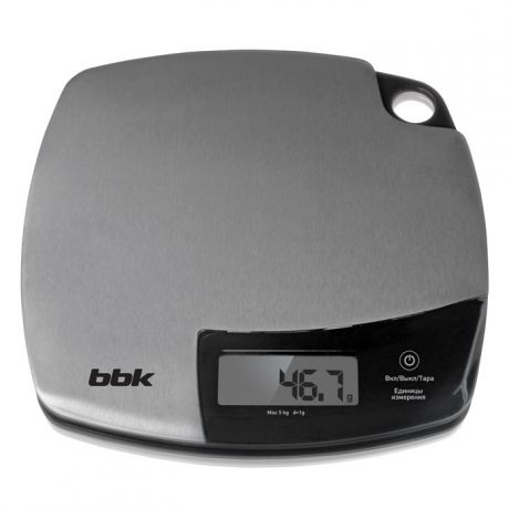 Весы кухонные BBK KS153M серебристый чёрный