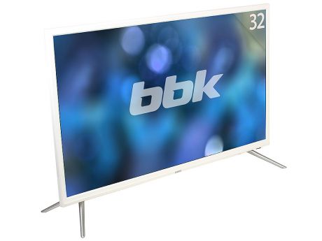 Телевизор BBK 32LEM-1037/TS2C LED 32" White, 16:9, 1366x768, 3000:1, 250 кд/м2, USB, VGA, HDMI, SCART, DVB-T, T2, C, S