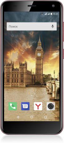 Смартфон Fly Life Compact 4G Red Spreadtrum SC9832 (1.3)/8 Gb/1 Gb/4.95" (960x480)/DualSim/3G/4G/BT/Android 8.1