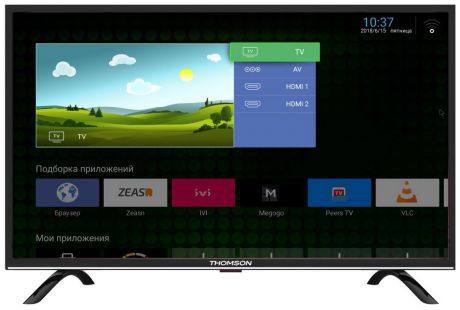 Телевизор LED 43" Thomson T43FSL5130 Черный, Full HD/Smart TV/DVB-S2/T2/C/CI+ / Android 7.0, PPI 200