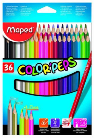 Набор цветных карандашей Maped Color Peps 36 шт 832017