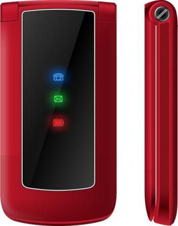 Мобильный телефон teXet TM-317 (Red) 2.4" 240x320 / 2G / BT / 0.3Mp