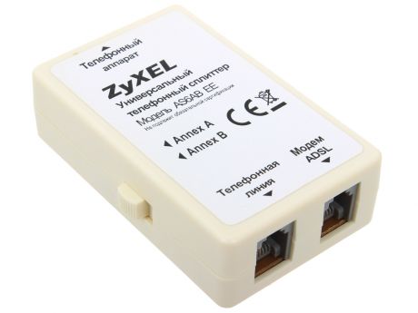 Сплиттер Zyxel ADSL AS 6 EE (Annex A + B)