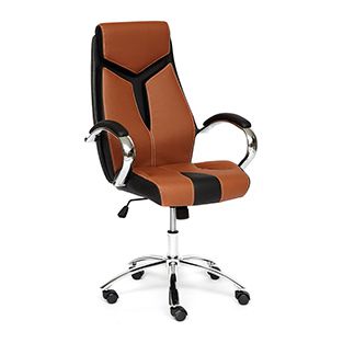 Кресло офисное Gloss Доступные цвета обивки: Черная+корич. искусств. кожа