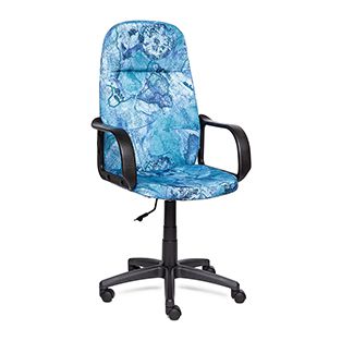 Кресло офисное TetChair Leader Доступные цвета обивки: Ткань «Карта на синем»