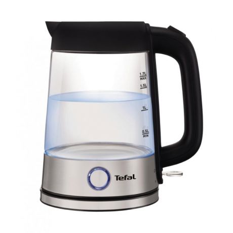 Чайник Tefal Glass Kettle KI750D 2400 Вт 1,7 л черный KI750D30